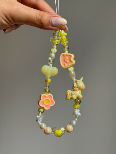 آویز گوشی اسب تکشاخ فانتزی و دستساز ریتا اکسسوری، مناسب انواع گوشی و قاب